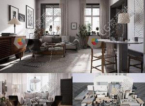 5组UE5高质量现代室内场景3D模型 Archinteriors for UE vol. 8