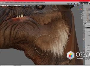 Blender实时毛发插件 Realtime Fur Scatter + 使用教程