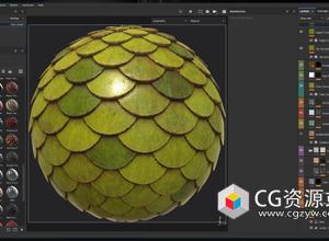 10组Substance屋顶砖瓦智能材质预设