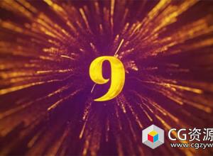 AE模板-新年倒计时烟花片头 New Year Countdown Logo