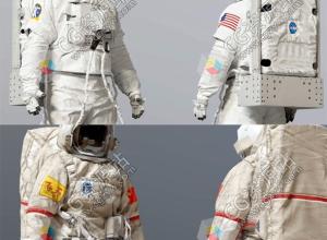 飞天NASA阿波罗宇航服高精度3D模型 Blender/FBX/OBJ格式
