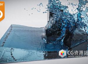 Blender 3.1中Mantaflow流体特效制作视频教程