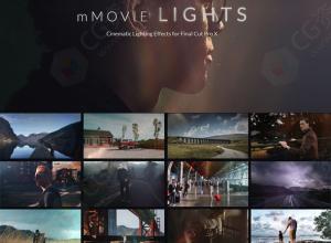 FCPX插件-60组大气电影质感光效叠加特效预设 Lights