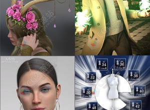 Daz 3D各类角色3D模型合集2023年度1月第一波