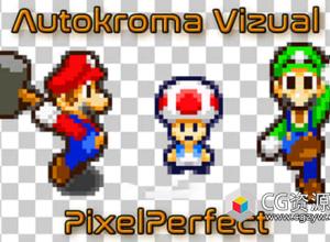 复古8bit像素化AE/PR插件 Vizual PixelPerfect v1.0.5 Win/Mac