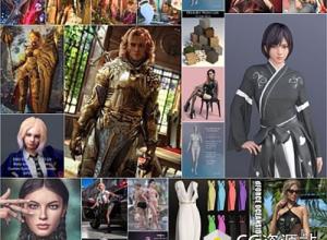 Daz 3D各类角色3D模型合集2023年度2月第三波