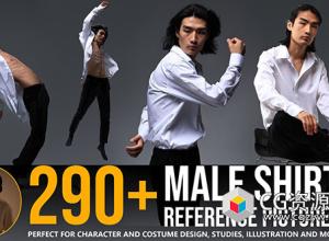 290多张男性衬衫姿势造型高清参考图片