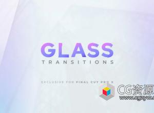 FCPX插件-25组毛玻璃折射视频转场预设 LenoFX – Glass Transitions