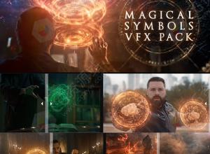 82个4K魔法盾牌上古卷轴火花战斗特效VFX合成动画视频素材