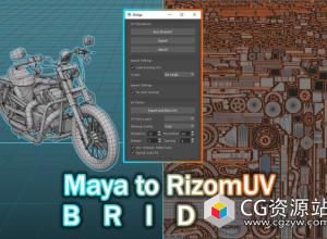 Maya RizomUV桥接插件 Rizomuv Bridge
