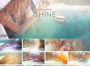 FCPX插件-50组唯美镜头光效叠加视频转场预设