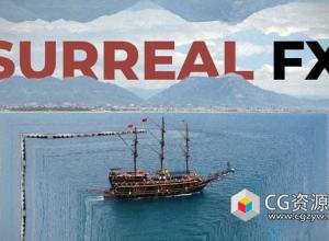 达芬奇模板-11个超现实镜像复制特效预设 Surreal Mirror Effects