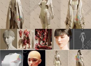 Coloso MD和C4D未来时尚服装制作流程视频教程