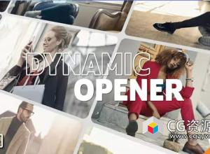 AE模板-横竖屏动态幻灯片图片视频片头 Dynamic Slideshow Ⅱ