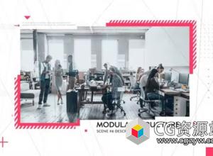 AE模板-科技感线条幻灯片公司企业包装宣传片头 Corporate Slides III