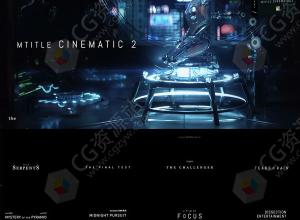 FCPX插件-50组大气电影视频文字标题字幕动画预设V2