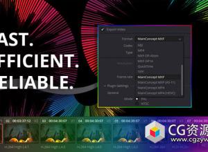 达芬奇编解码渲染插件MainConcept Codec v1.7.2 Win