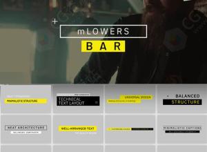 FCPX插件-50种现代时尚文字排版字幕条动画预设