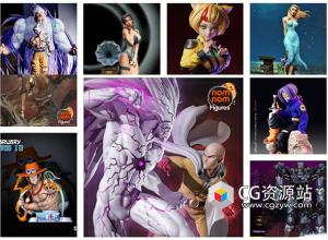 67组动漫影视游戏角色3D打印模型2023年度3月合集