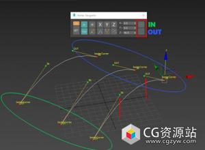 点切线控制3DS MAX插件 Vertex Tangent v1.1