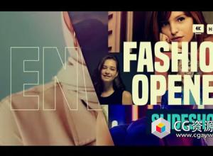 AE模板-时尚音乐会舞蹈迪斯科幻灯片开场 Fashion Opener - Slideshow