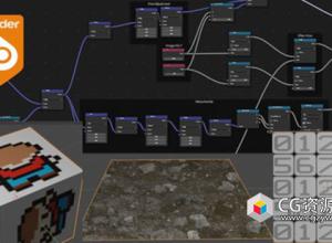 Blender深入了解游戏中创建着色器技术视频教程 Shader Magic