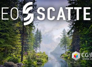 Blender花草树木模型随机分布散步生成插件 Geo-Scatter v5.5.3+使用教程