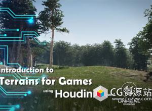 Houdini和Unreal制作地形程序性游戏场景视频教程