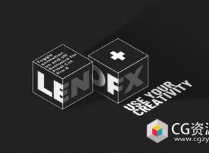 FCPX插件-20组创意三维等距等文字标题排版动画