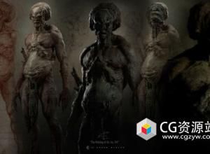 ZBrush外星生物角色建模设计制作流程教程