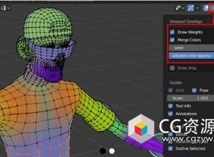 Blender模型权重绘制工具插件 Weight Paint Tools 2.4 +使用教程