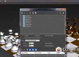 3DS MAX导入模型高级外部参考插件 Smartrefs v1.09.02