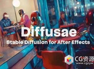 人工智能AI个性化视频生成AE插件 Diffusae V2.0.2 Win/Mac