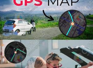 达芬奇插件-地图导航路径动画特效预设