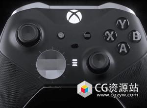 C4D Octane渲染器游戏手柄高级硬表面建模渲染教程 V2