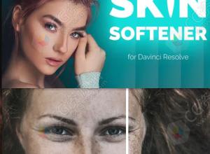 达芬奇插件-人物面部脸皮肤柔化磨皮美容预设