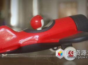 C4D Octane渲染器卡通飞机建模渲染教程