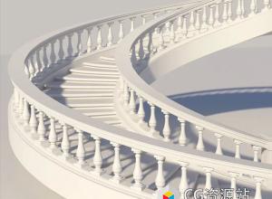 3DS MAX栏杆桥梁参数化建模插件 Fusion v0.9.237