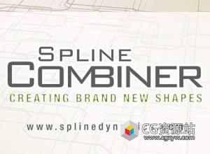 3DS MAX多样条线打断组合编辑插件 Spline Combiner