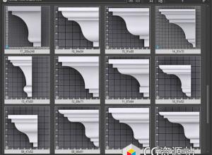 3DS MAX欧式建筑边角模型生成插件 Sweep Profile Pro 1.01.17