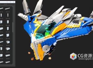 Maya积木模型生成制作插件 BrickIt V1.45 For Maya 2022-2024