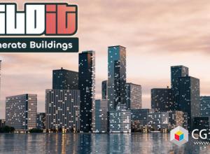 Blender一键生成楼房建筑插件 Buildit – Auto Generate Buildings