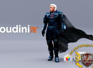 Houdini 19.5从初级到高级视觉特效制作视频教程+中英文字幕