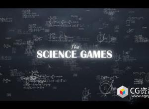 AE模板-科学符号数学物理公式文字片头 Science Titles