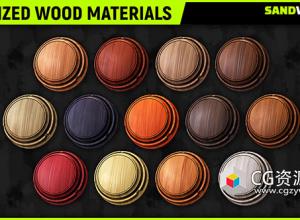 Substance Painter 103组岩石织物金属木材材质合集 spsm格式