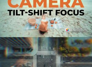 达芬奇模板-相机移轴对焦视频虚焦模糊摄影特效