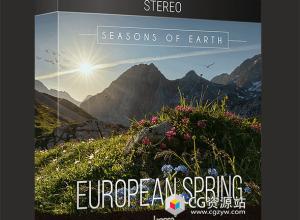 118个春天虫鸣鸟叫森林溪流欧洲自然环境无损音效