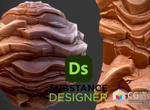 Substance 3D Designer岩石材质教程 Stylized Desert Rock