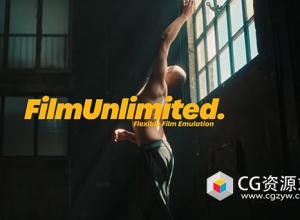 达芬奇调色节点-柯达柔性负片胶片仿真模拟 FilmUnlimited PowerGrades & In-Camera LUTs