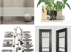 3dsky家具装饰3D模型合集2023年9月2